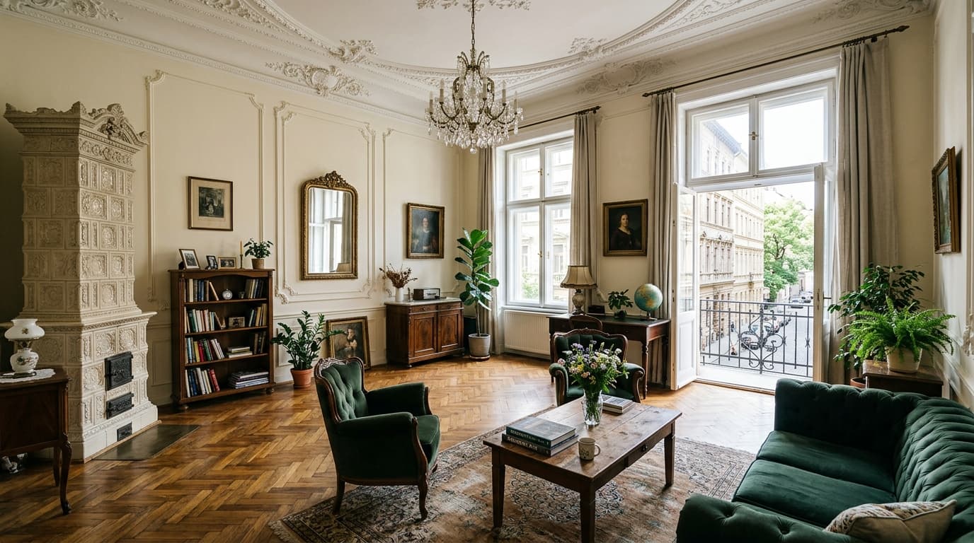 Budapesti lakások: fény és régi falak